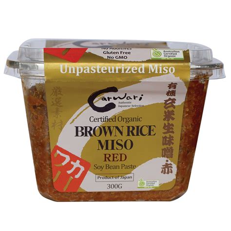 Carwari Organic Miso Paste Red 500g From Naturals