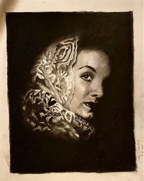 Maria Felix Dibujo A Carboncillo Portrait Tattoo Portrait Tattoos