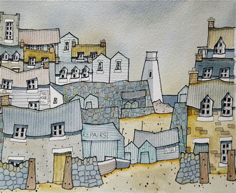 Watercolor Artwork, Watercolour, Aldeburgh, Pen And Wash, Orford ...