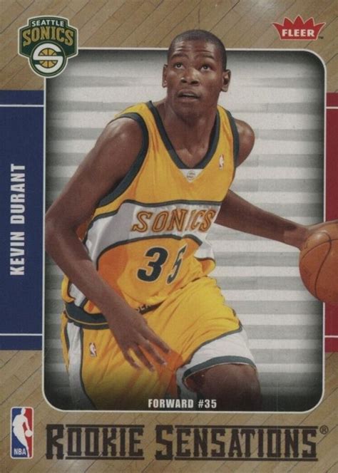 Kevin Durant 2007 Fleer RS 2 Rookie Sensations Price Guide Sports