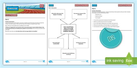 Esl B2 Fce Speaking Part 3 And 4 Practice Exercise