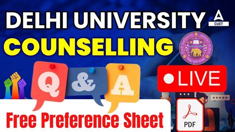 Delhi University Counseling Clear Your All Doubt Q And A Free