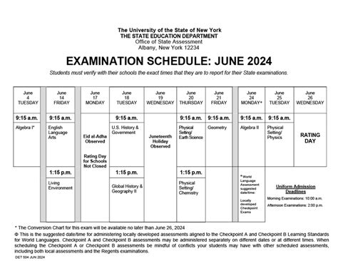 January 2024 Nys Regents Schedule Ardys Brittne