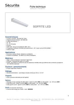 Telechargement documentation technique Luminaires décoratifs LED ou