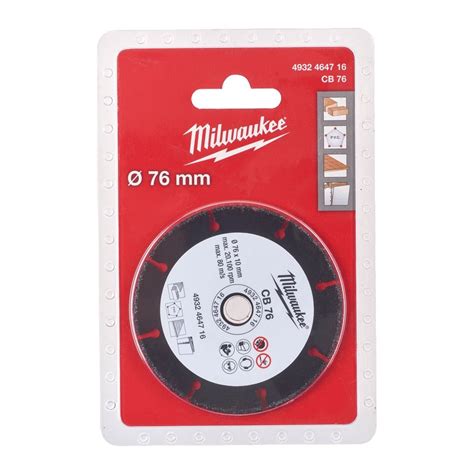 Milwaukee 76mm Carbide Saw Blade For M12fcot Accessories From Alan