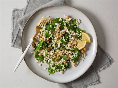 Lemon Mint Chickpea Couscous