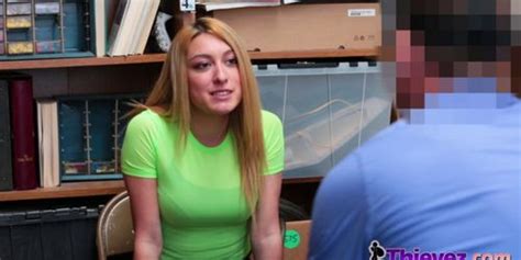 Sexy Blonde Shoplifter Alexa Raye Getting Stripped And Fucked On Des Alexa Rae Tnaflix