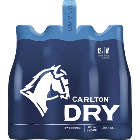 Carlton Dry Bottle 330ml X 12 Pack Woolworths