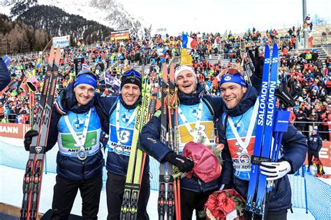 Biathlon Antholz comment l équipe de France masculine s est