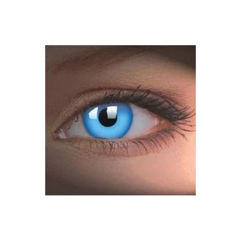 Colourvue Uv Glow Blue Crazy Colour Contact Lenses 1 Year