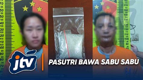 PASUTRI ASAL BALI DITANGKAP UNIT RESKRIM KALIBARU KEDAPATAN BAWA SABU