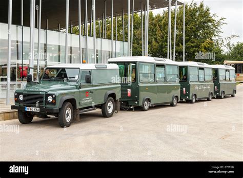 Stonehenge Land Rover Shuttle Train Bus Coaches To Ferry Tourists And