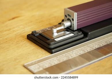 Calibration Surface Roughness Tester Machine Gage Stock Photo ...