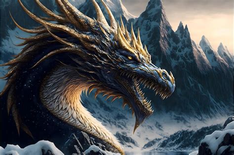 Premium Photo Fantasy Medieval Dragon