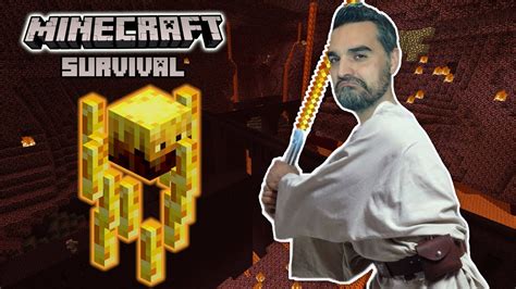 La FORTALEZA Del NETHER Y La BARA DE BLAZE En MINECRAFT SURVIVAL 1 16