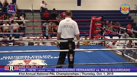 41st Nat Pal Boxing Tournament Bernardino Hernandez Vs Pablo