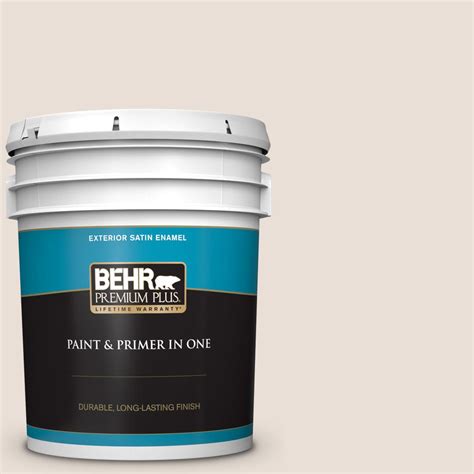 Behr Premium Plus Gal N Smokey Cream Satin Enamel Exterior