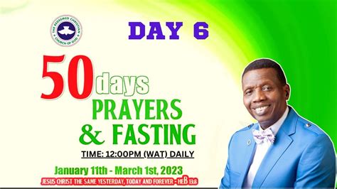 Day Prayers For Revival Rccg Days Of Prayers And