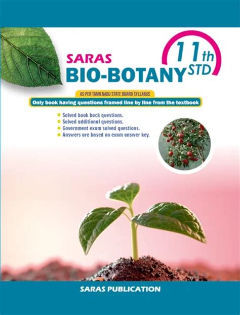 Saras Th Bio Botany Guide Tamil Medium Line By Line Solved