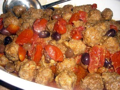 Pane Al Pane Vino Al Vino Polpettine Con Pomodorini E Olive Taggiasche