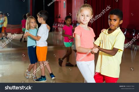 Group Happy Kids Dancing Salsa Dance Stock Photo 1608321964 | Shutterstock