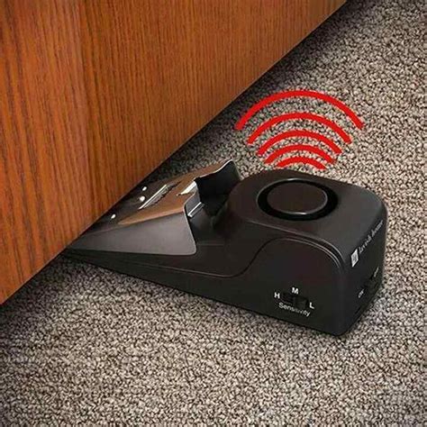 Portable Door Stop Alarm Anti Theft Wireless Security System Door