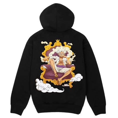 One Piece Hoodies Luffy Gear 5 Wano Trendy Pullover Hoodie One Piece Store