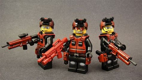 Red Squad Custom Minifigures By Eclipsegrafx Custom Lego Minifigures