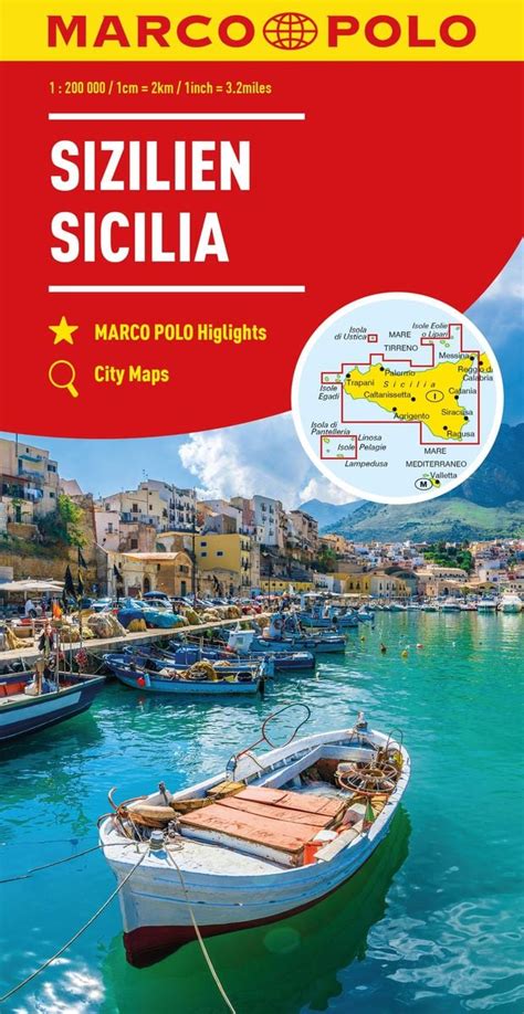 MARCO POLO Regionalkarte Italien 14 Sizilien 1 200 000 Von Marco