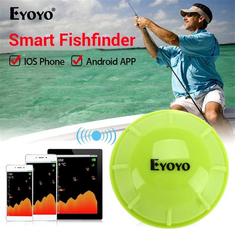 Eyoyo E1 Wireless Bluetooth Smart Fish Finder For IOS And Android