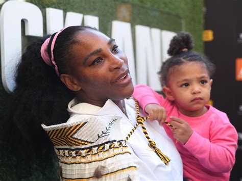 Serena Williams said her daughter only spent one 24-hour period away ...