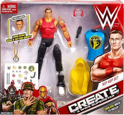 WWE Wrestling Create A WWE Superstar Hip Hop Action Figure John Cena