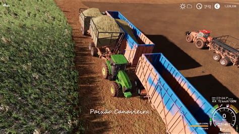 COLHENDO CANA NO MAPA FDR SEMENTES FARMING SIMULATOR 19 YouTube