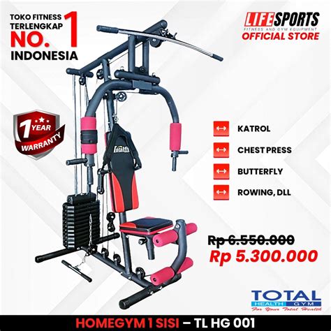 Jual Total Health Gym New Alat Olahraga Angkat Beban Sport Fitness