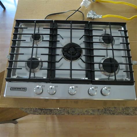 Kitchenaid Architect Series Ii Kfgs306vss 30 Natural Gas Cooktop 5 Burner