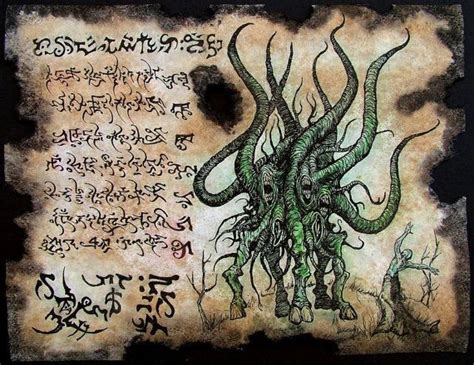 Spawn Of Shub Niggurath Necronomicon Fragments Cthulhu Larp Etsy