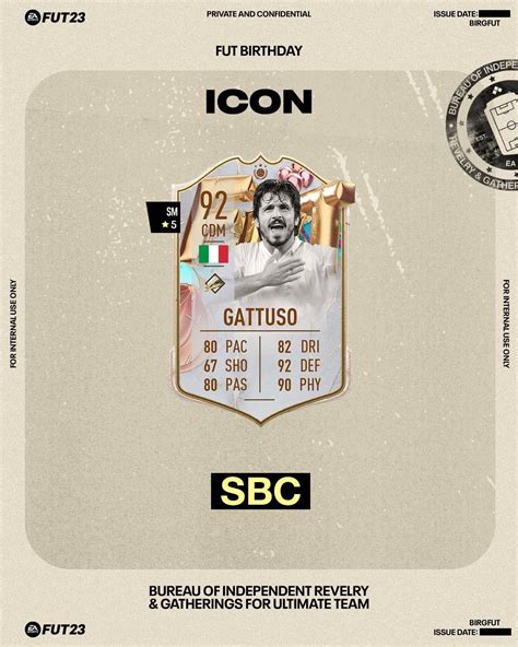 FIFA 23 SBC Gennaro Gattuso FUT Birthday Icon Disponibile Una Nuova