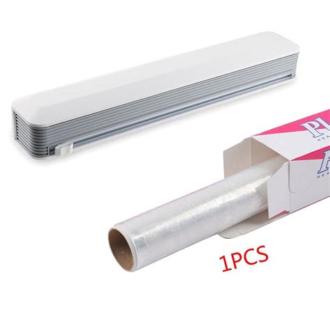 Plastic Wrap Dispenser With Cutter Tin Foil And Plastic Cling Wrap