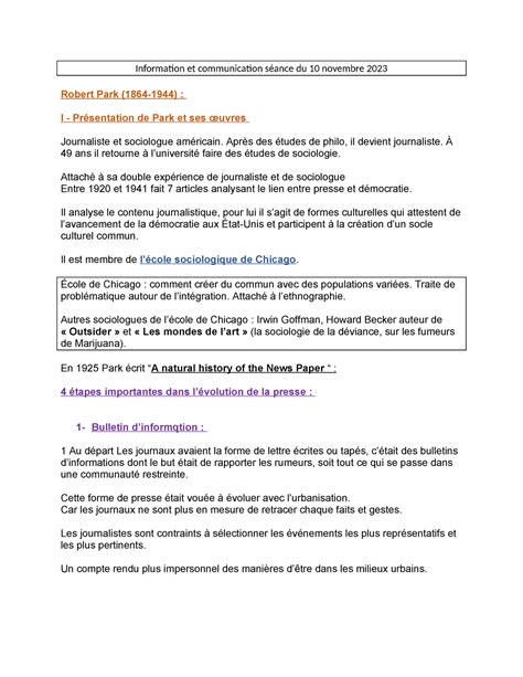 Problématiques de l Info L1 Semestre 1 Information et