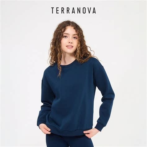 Terranova Ribbed Crew Neck Sweatshirt for Women | Shopee Philippines