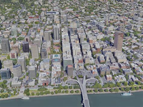 Portland City Or Usa 3d Model 2022 3dcadbrowser