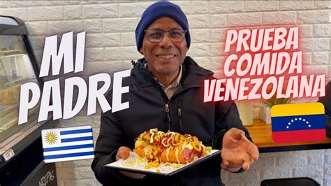 Mis PADRES Prueban COMIDA VENEZOLANA En La FERIA De URUGUAY YouTube