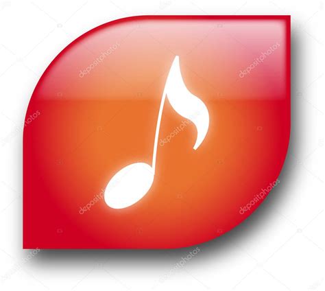 Red Music Button Vector — Stock Vector © Joeart 6178249