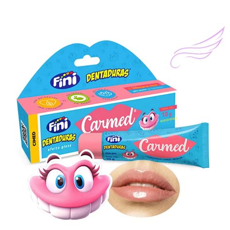 Carmed Fini Dentadura Hidratante Labial 10g Efeito Gloss Shopee Brasil