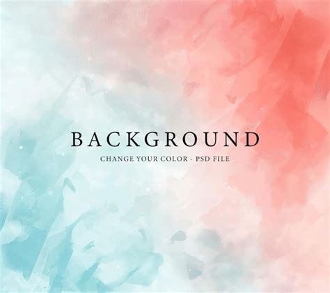 Premium Psd Free Vector Watercolor Light Peach Background