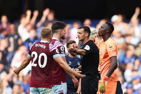 Chelsea Vs West Ham Declan Rice And David Moyes Hit Out At Var The