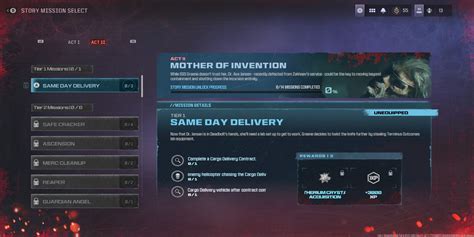 Modern Warfare Zombies Act Mother Of Invention Mission List And