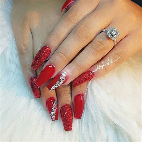 Not Polish Red Rockstar Red Nail Designs Prom Nail Designs Prom