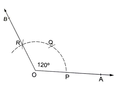 Construct An Angle Of Using Ruler And Compasses Only