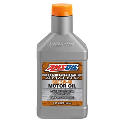 Amsoil 5w 40 Synthetic Atvutv Motor Oil Get Free Shipping